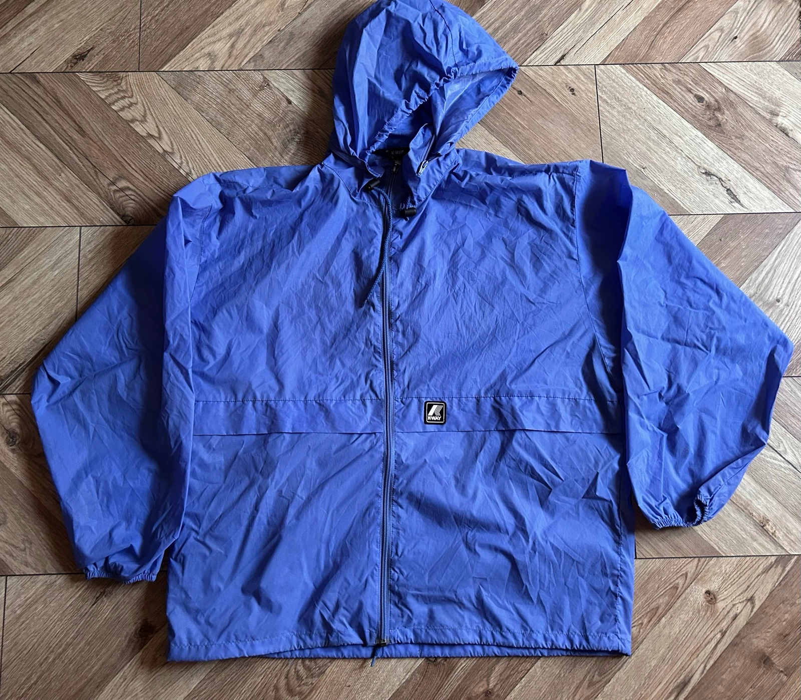 Vintage blue purple windbreaker – photo 2
